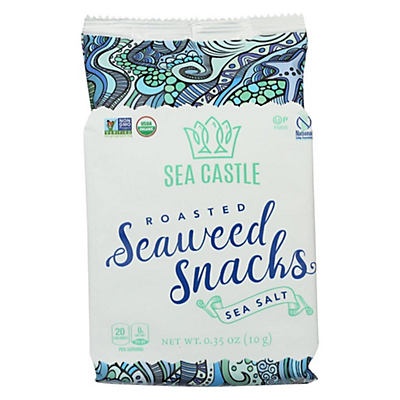 slide 1 of 1, Sea Castle Roasted Seaweed Snacks, Spicy, 0.3 oz