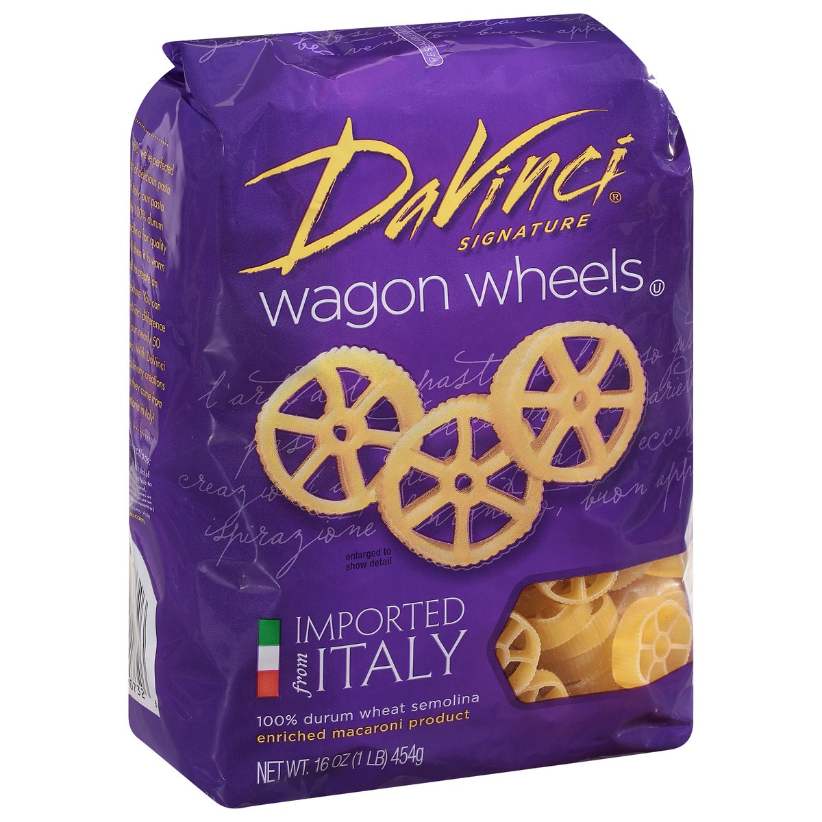 slide 2 of 9, Davinci Pasta Wagon Wheels, 16 oz