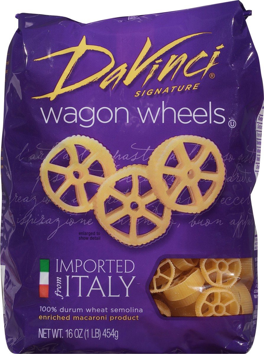 slide 6 of 9, Davinci Pasta Wagon Wheels, 16 oz