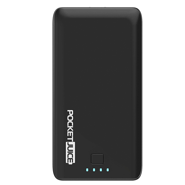 slide 1 of 1, Tzumi Pocketjuice 12000Mah Endurance Ac Dual Usb Portable Charger With Built-In Ac Adapter - Black, 1 ct