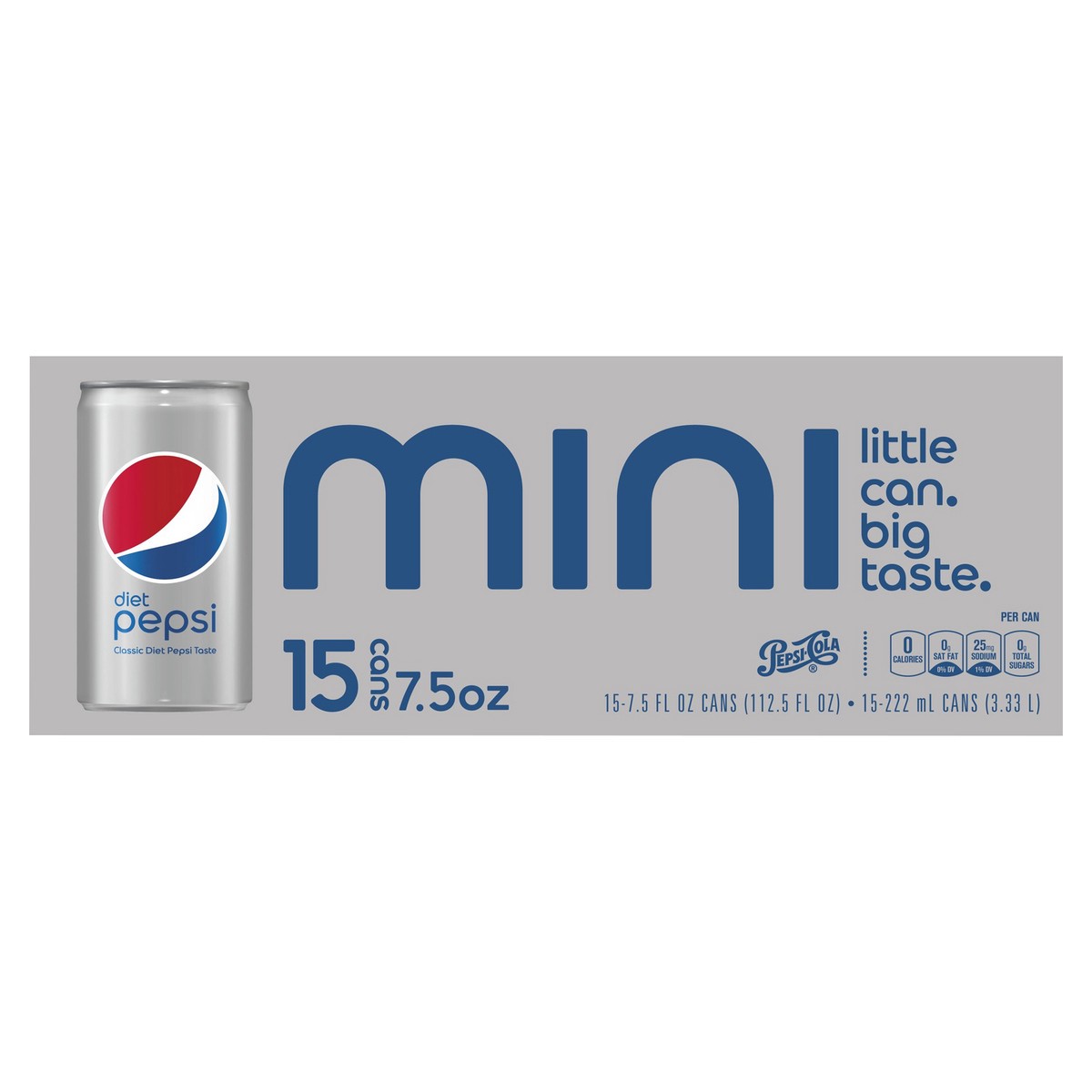 slide 1 of 3, Pepsi 15 Pack Mini Diet Cola 15 ea, 15 ct
