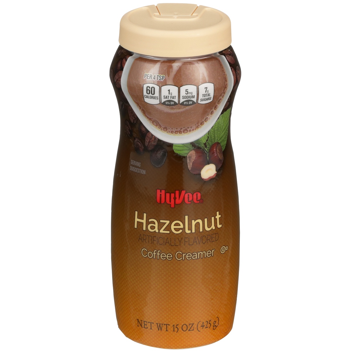 slide 1 of 1, Hy-vee Hazelnut Coffee Creamer - 15 oz, 15 oz
