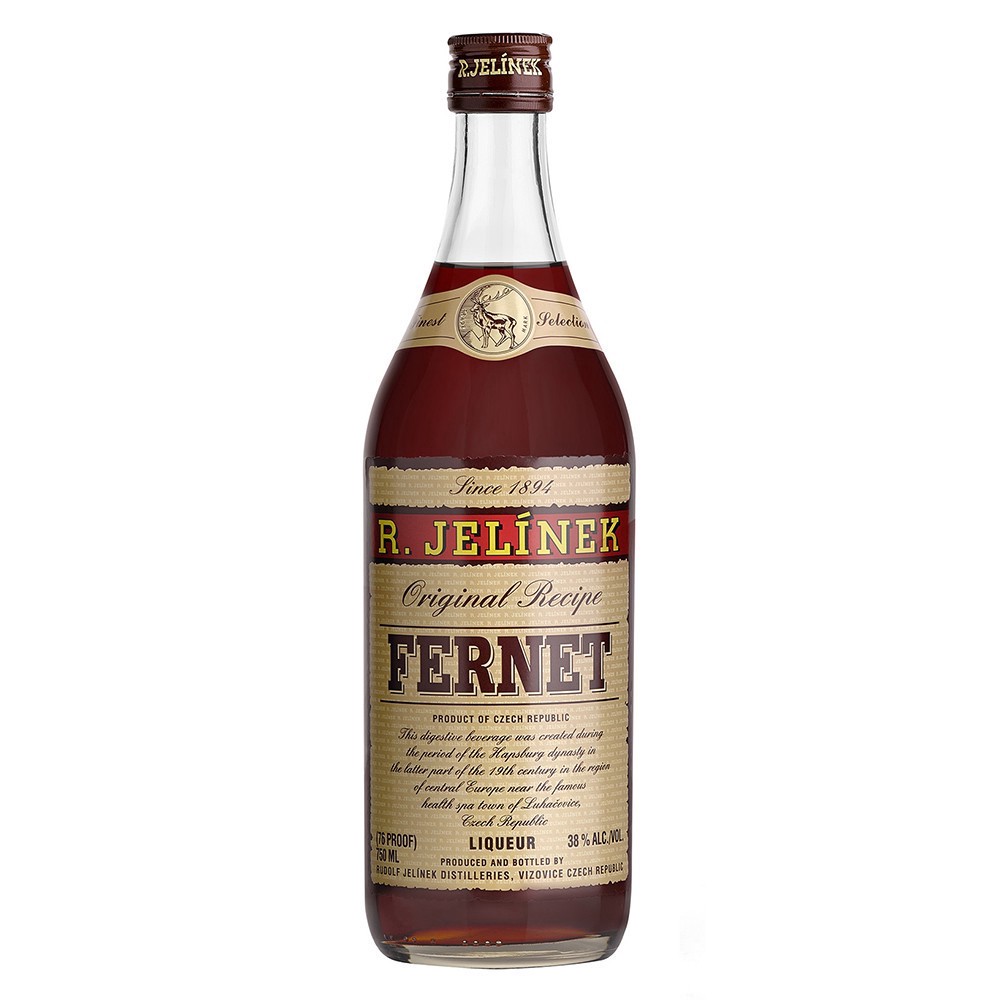 slide 1 of 1, R. Jelinek Fernet Original Recipe Liqueur, 700 ml