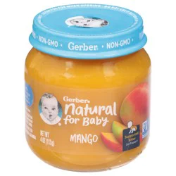 Gerber 1st Foods Natural Mango Baby Food Jar - 4 oz