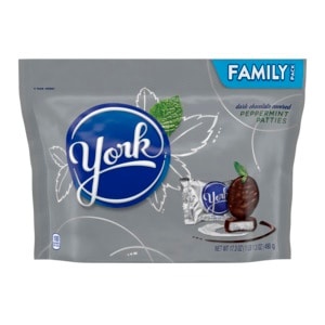 slide 1 of 1, York Dark Chocolate Covered Peppermint Patties Big Bag, 17.76 oz