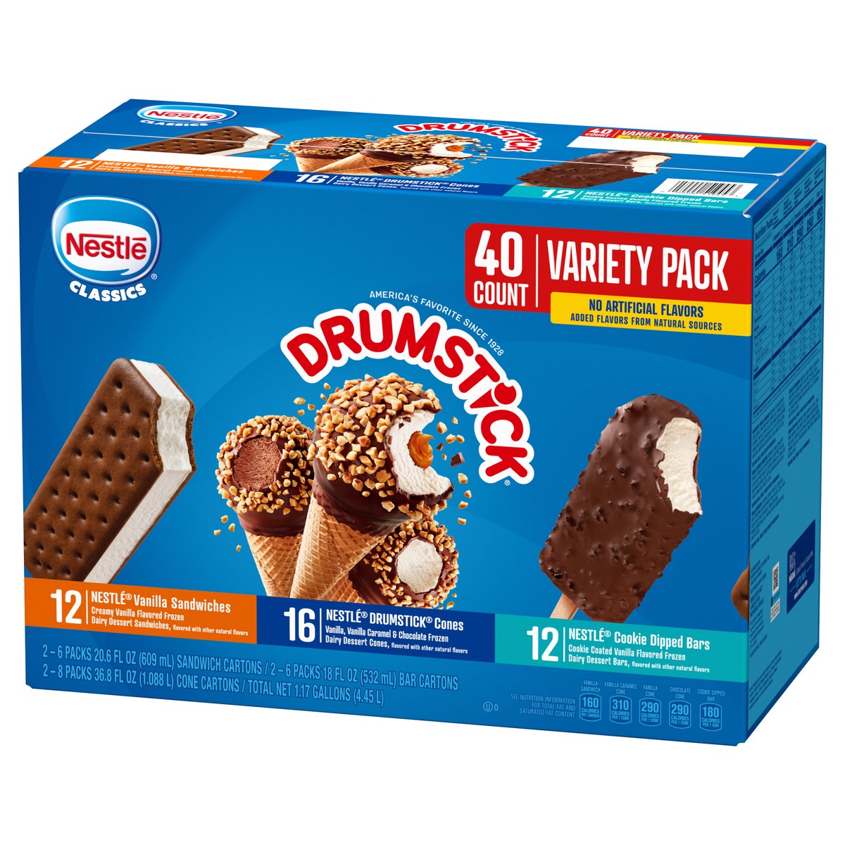 slide 9 of 13, Drumstick Variety Pack Ice Cream 40 ea, 40 ct