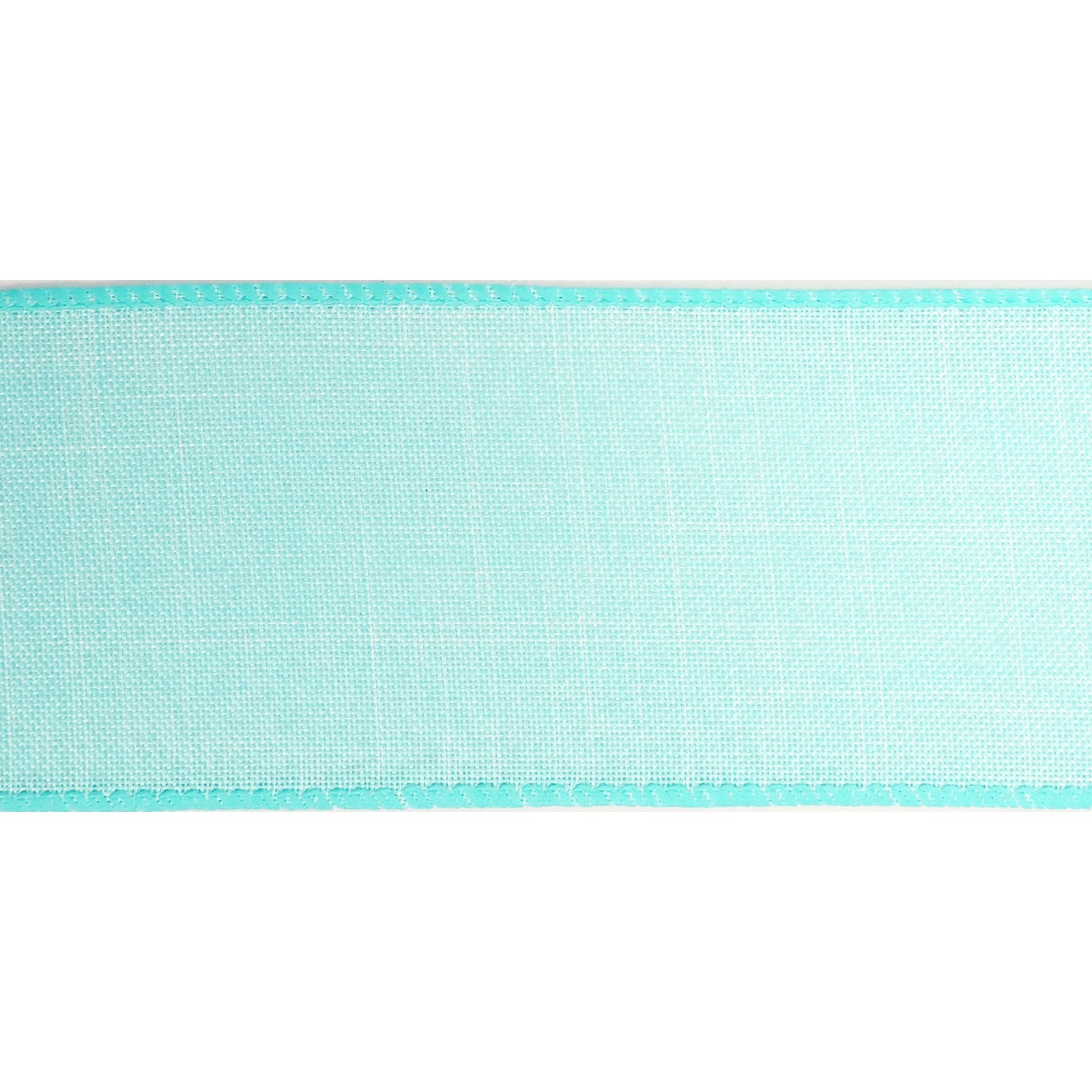 slide 4 of 4, 2.5" X 25ft. Faux Linen Wired Ribbon By Celebrate It Decor, 2.5 in x 25 ft