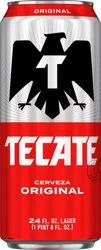 Tecate Original Lager Beer 24 fl oz Can