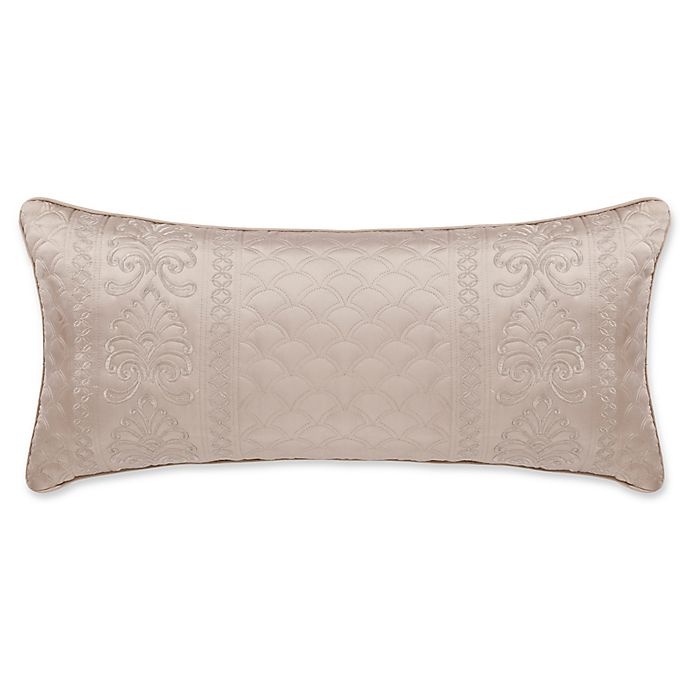 slide 1 of 2, J. Queen New York Zilara Boudoir Throw Pillow - Taupe, 1 ct