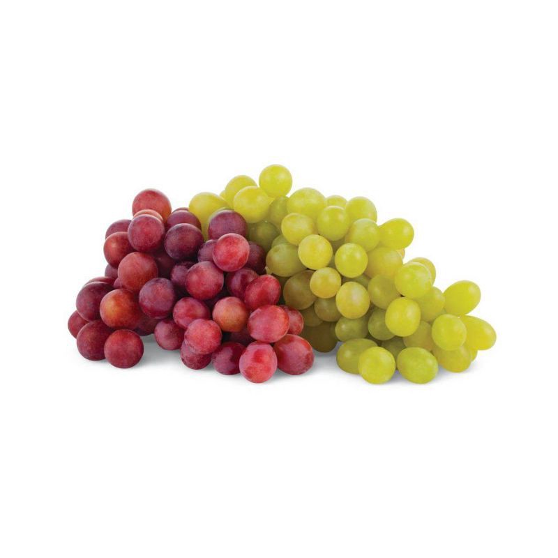 slide 1 of 1, Extra Large Bi-Color Seedless Grapes - 2lb, 1 ct