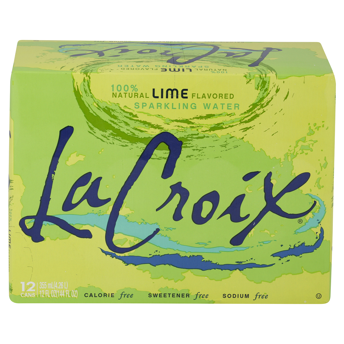 slide 2 of 6, La Croix Lime Sparkling Water, 12 ct; 12 fl oz