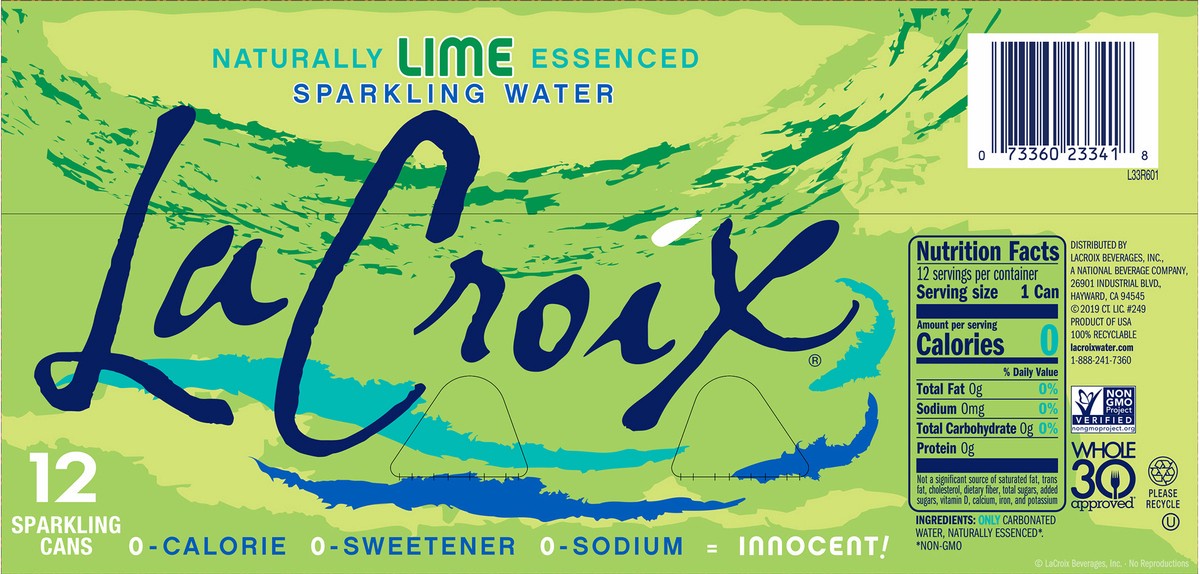 slide 7 of 9, La Croix Lime - 12 ct, 12 ct; 12 oz