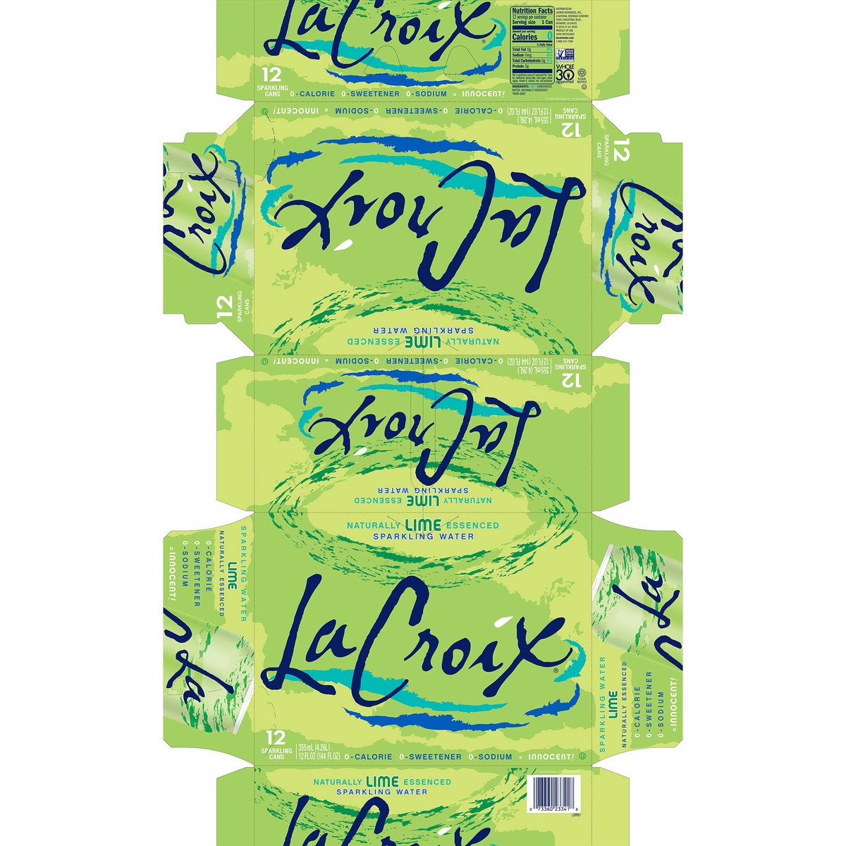 slide 6 of 9, La Croix Lime - 12 ct, 12 ct; 12 oz