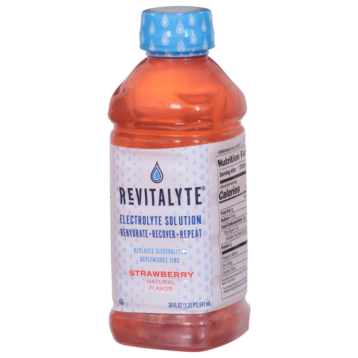 slide 13 of 15, Revitalyte Strawberry Electrolyte Solution 20 fl oz, 20 oz