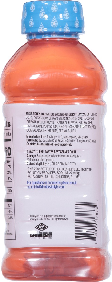 slide 14 of 15, Revitalyte Strawberry Electrolyte Solution 20 fl oz, 20 oz