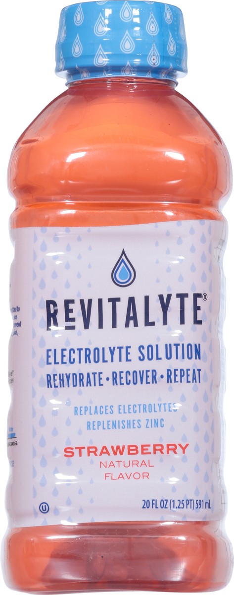 slide 15 of 15, Revitalyte Strawberry Electrolyte Solution 20 fl oz, 20 oz