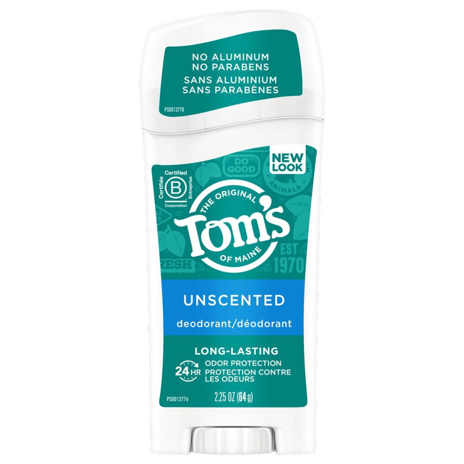 slide 1 of 2, Tom's of Maine Long-Lasting Aluminum-Free Natural Deodorant for Women, Unscented, 2.25 Oz.., 2.25 oz