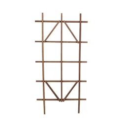 Panacea Wood Ladder Trellis - Brown
