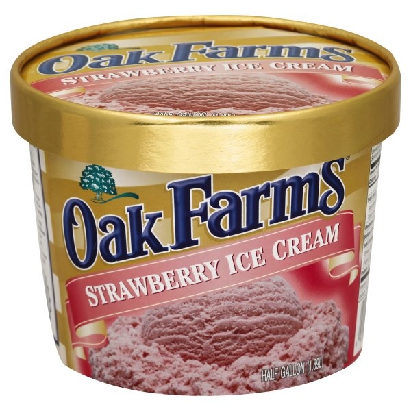 slide 1 of 1, Oak Farms Strawberry, 128 gal