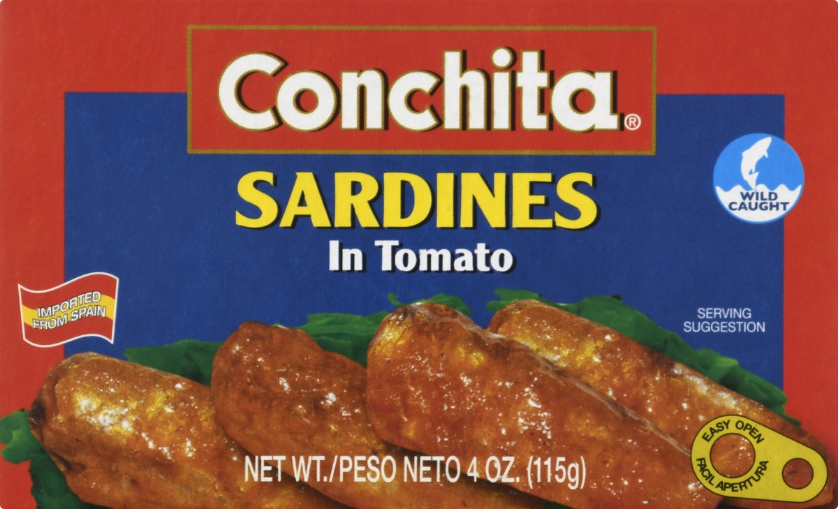 slide 9 of 12, Conchita Sardines In Tomato 4Oz, 1 ct