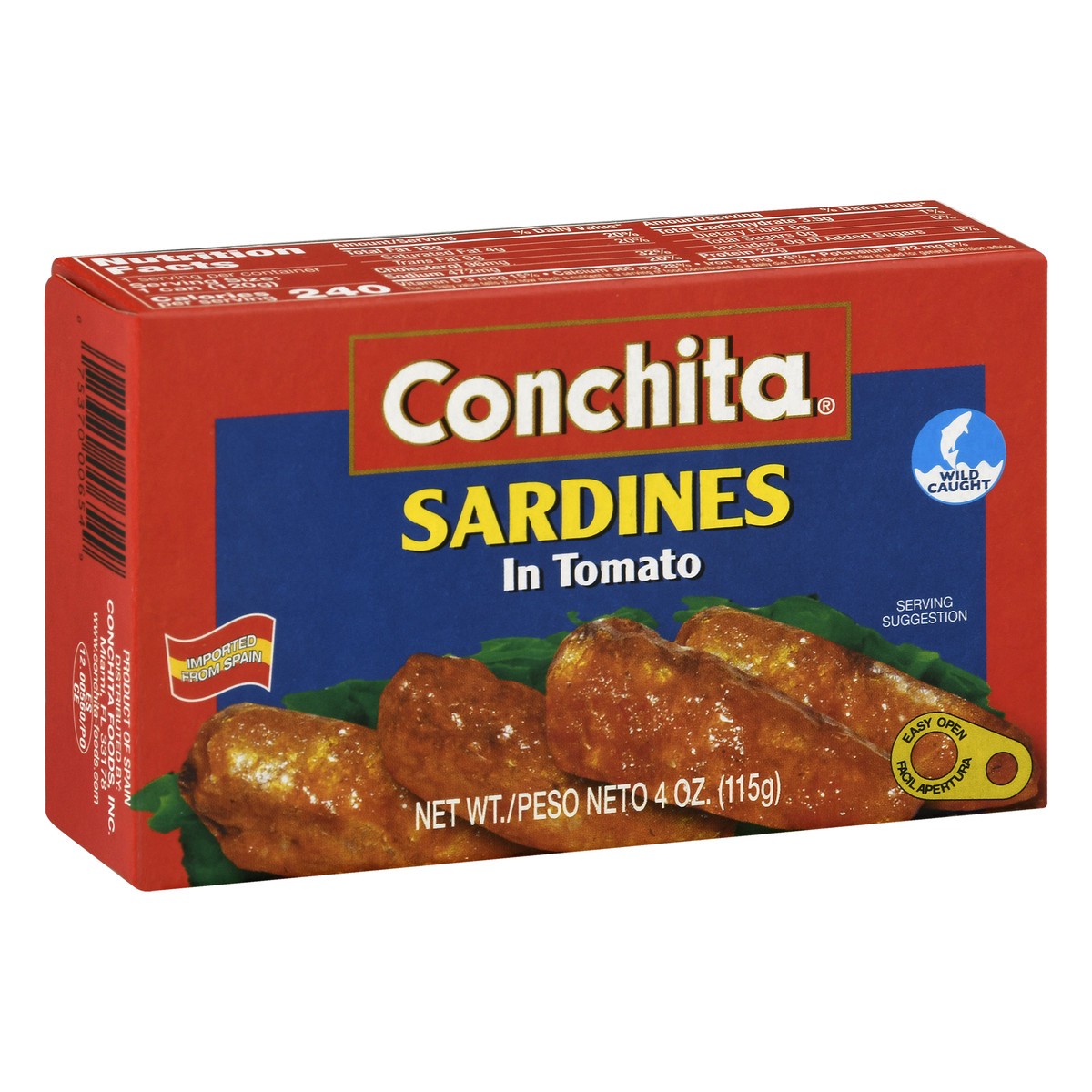 slide 5 of 12, Conchita Sardines In Tomato 4Oz, 1 ct