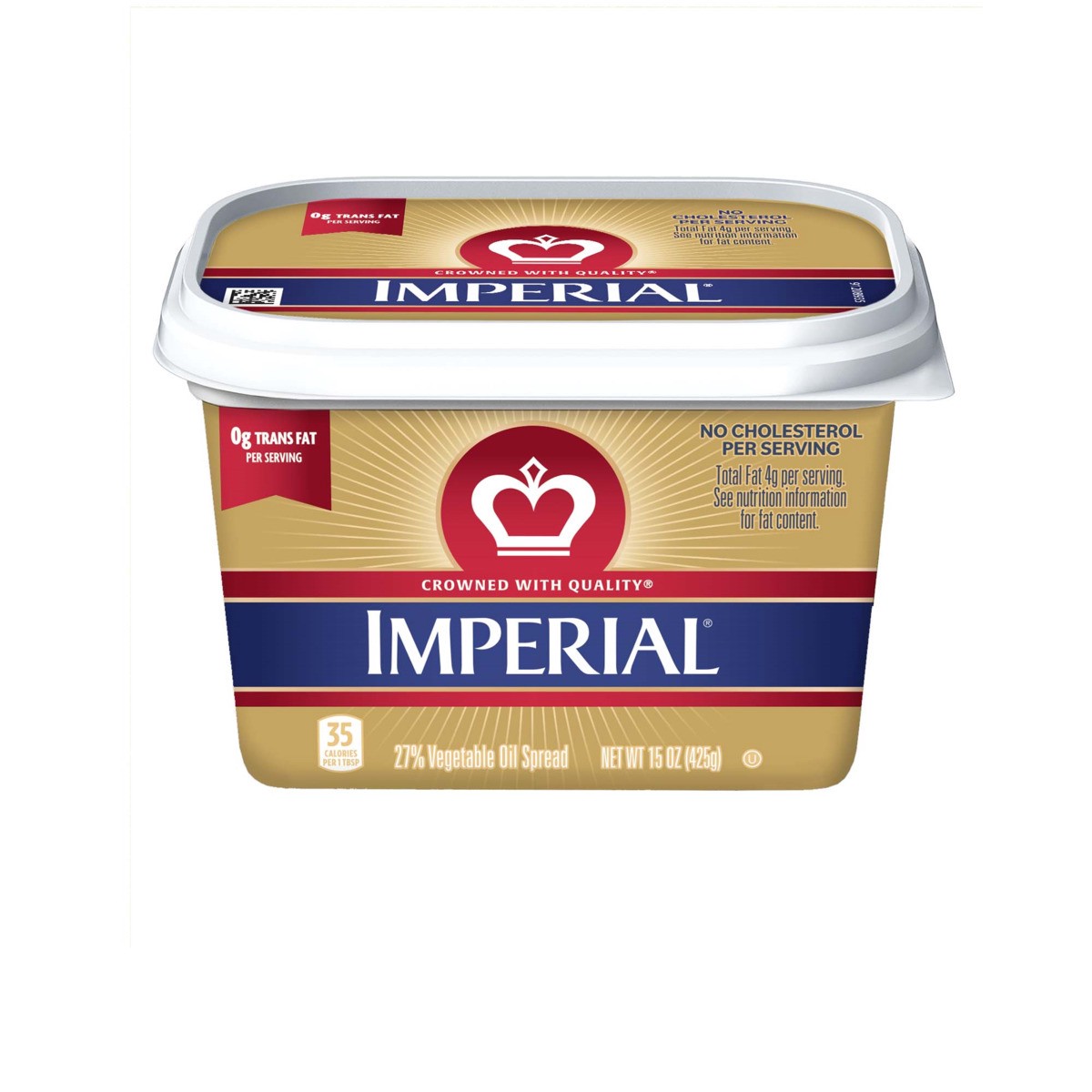 slide 4 of 7, Imperial 28% Vegetable Oil Spread 15 oz, 15 ct