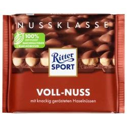Ritter Sport Milk Chocolate with Whole Hazelnut 3.5 oz
