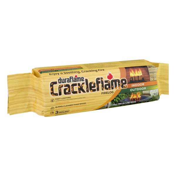 slide 1 of 1, Duraflame Crackleflame Firelog Indoor/Outdoor, 4.5 lb