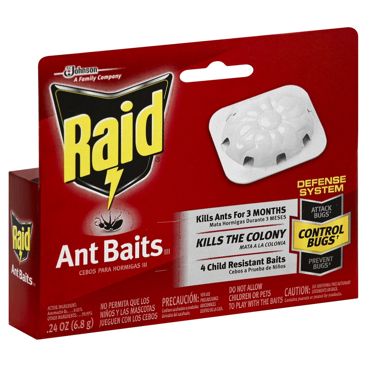 slide 5 of 5, Raid Ant Bait Insecticide, 4 ct; 0.24 oz