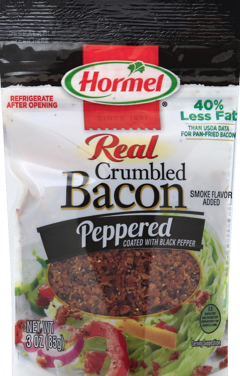 slide 5 of 6, Hormel Real Crumbled Peppered Bacon 3 oz, 3 oz