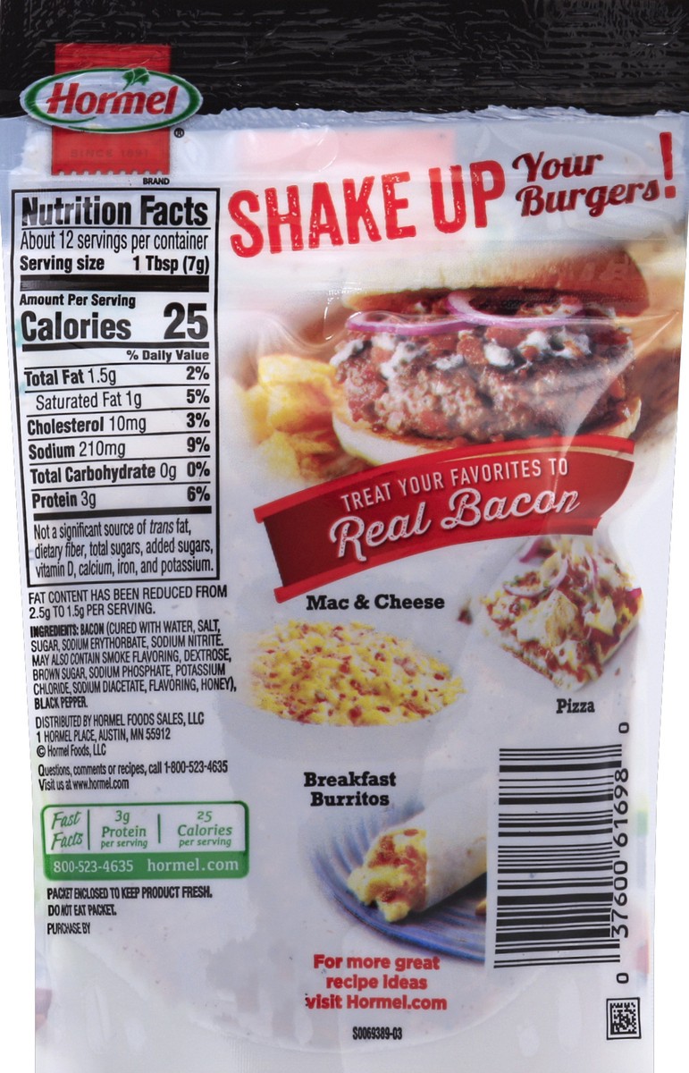 slide 6 of 6, Hormel Real Crumbled Peppered Bacon 3 oz, 3 oz