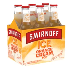Smirnoff Ice Orange Cream Pop 6pk bottle