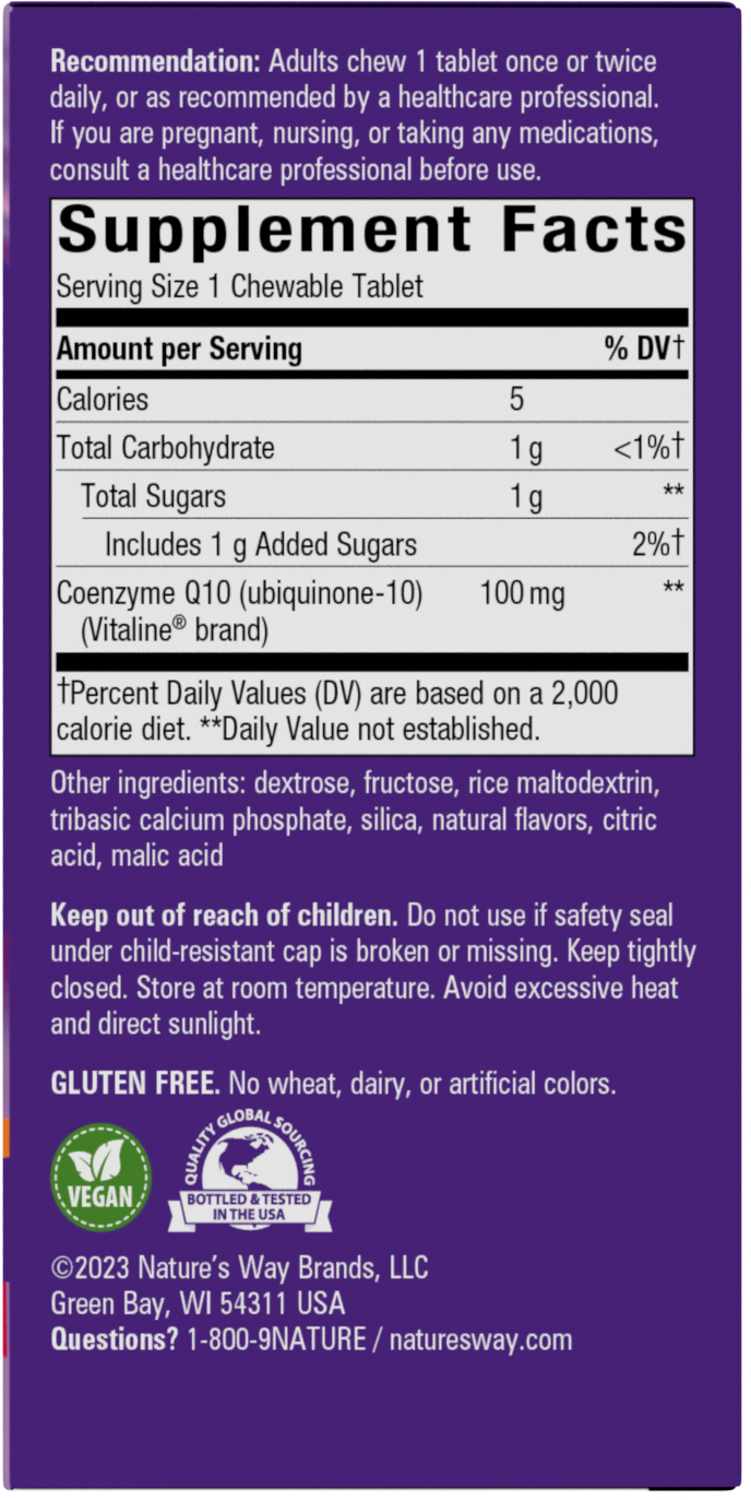 slide 4 of 5, Nature's Way SMART Q10™ CoQ10 100 mg, 30 ct