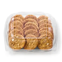 Hy-Vee Mini Peanut Butter Cookies, 18ct