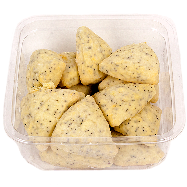 slide 1 of 1, L&B Lemon Poppy Seed Mini Scones, 10 oz
