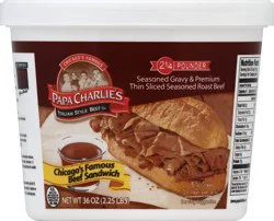 Papa Charlie's Italian Style Beef