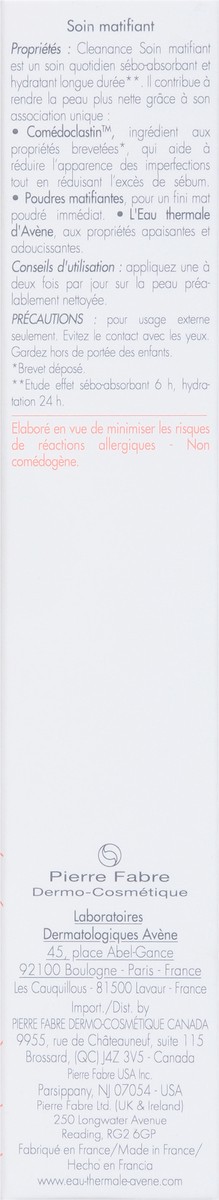 slide 4 of 14, Avène Cleanance Mattifying Emulsion 1.3 fl oz, 1.30 fl oz