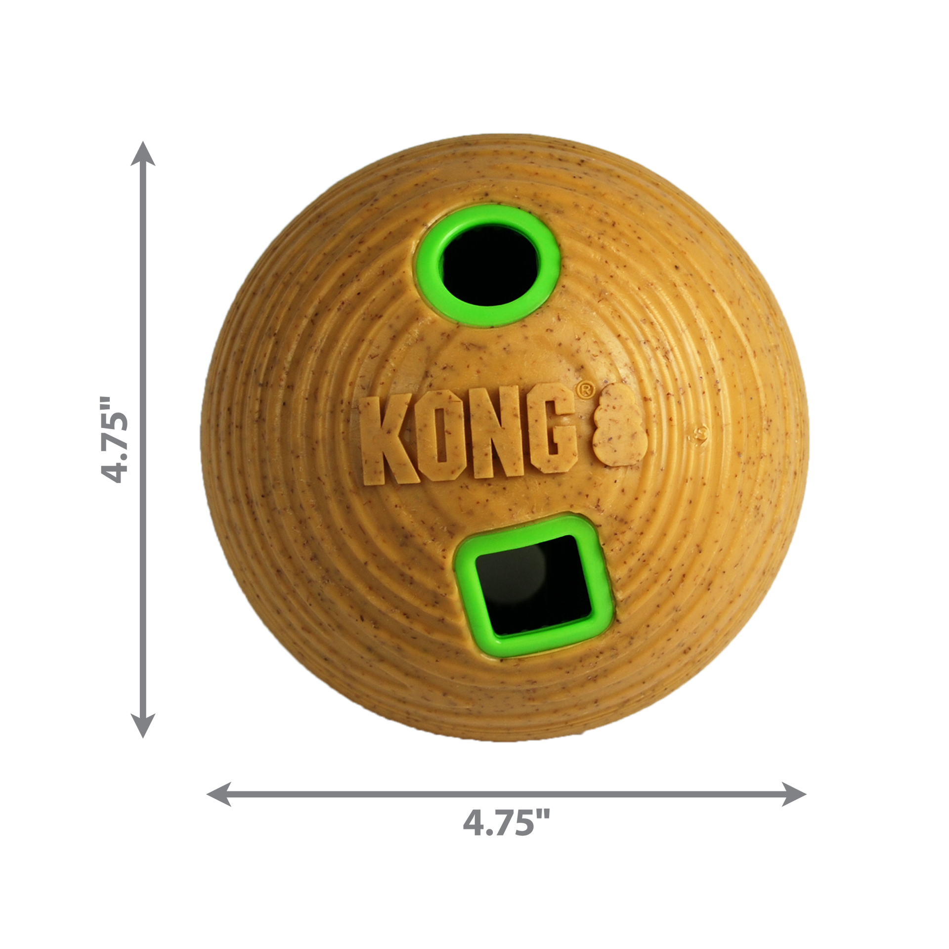 slide 4 of 4, KONG Bamboo Feeder Ball Md, 1 ct
