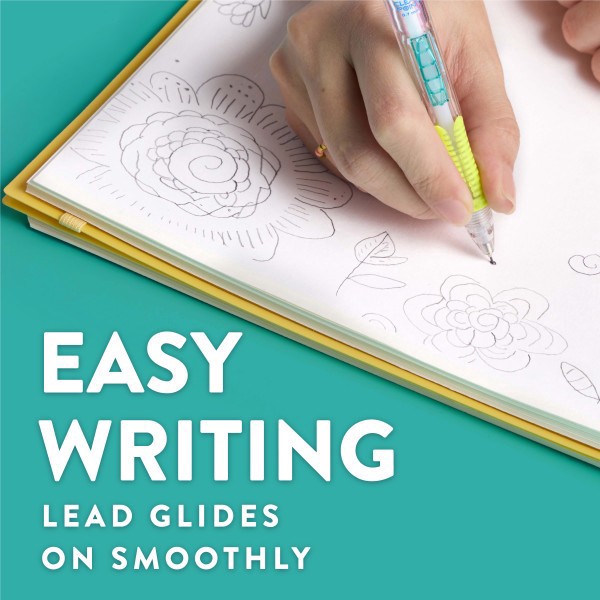 slide 6 of 9, Paper Mate Clearpoint Mechanical Pencil, Break-Resistant, Color Block Edition, HB #2 Lead (0.7mm), 6 Count, 6 ct