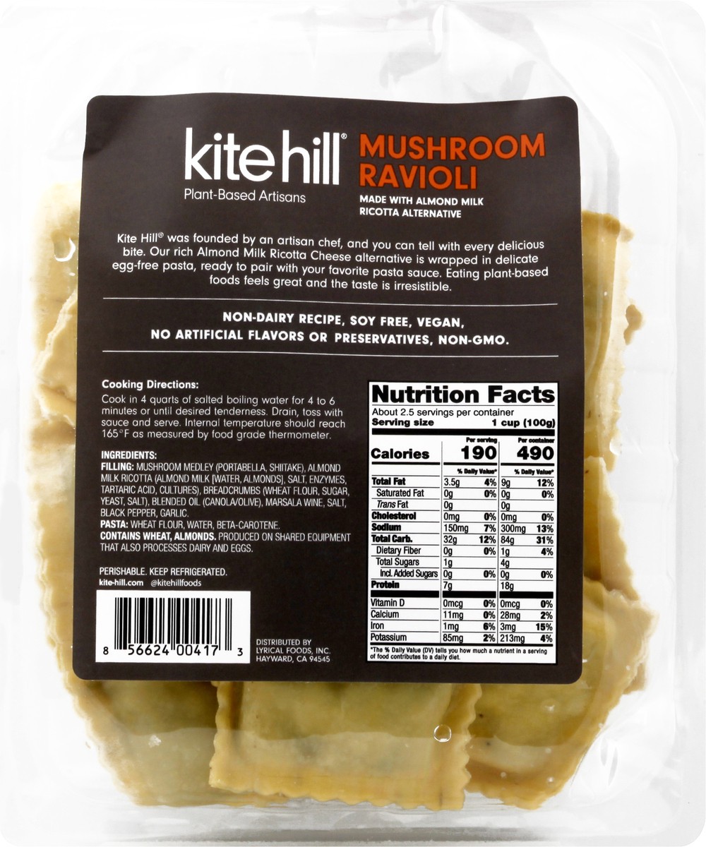 slide 5 of 9, Kite Hill Ravioli Mushrm Ric, 9 oz