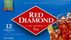 Red Diamond Gallon Size Tea Bags - 12 ct