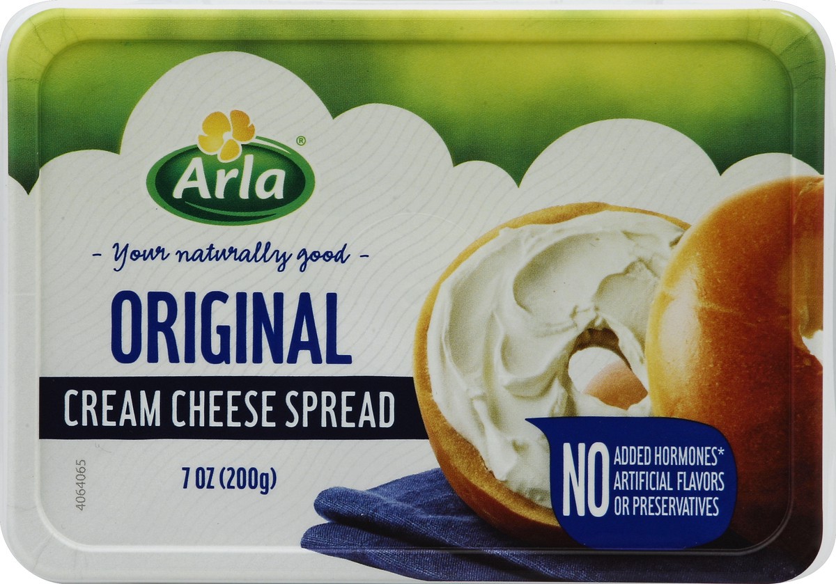 slide 4 of 4, Arla Original Cream Cheese Spread, 7 oz