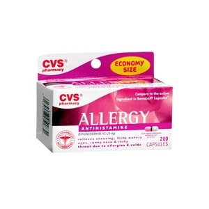 slide 1 of 1, CVS Pharmacy Cvs Allergy Capsules Economy Size, 200 ct