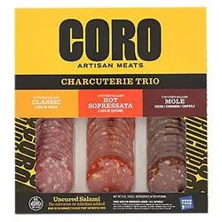 Coro Classic/Hot Sopressata/Chipotle & Cocoa Charcuterie Trio 6 oz