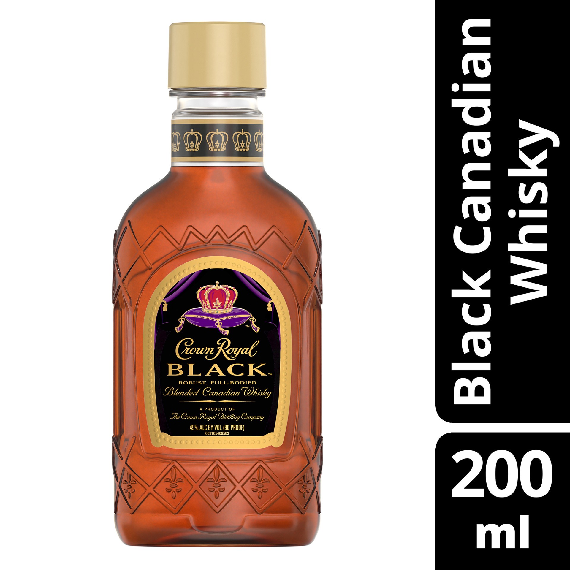 slide 9 of 10, Crown Royal Black Blended Canadian Whisky, 1.75 liter