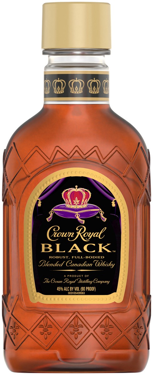 slide 1 of 10, Crown Royal Black Blended Canadian Whisky, 1.75 liter