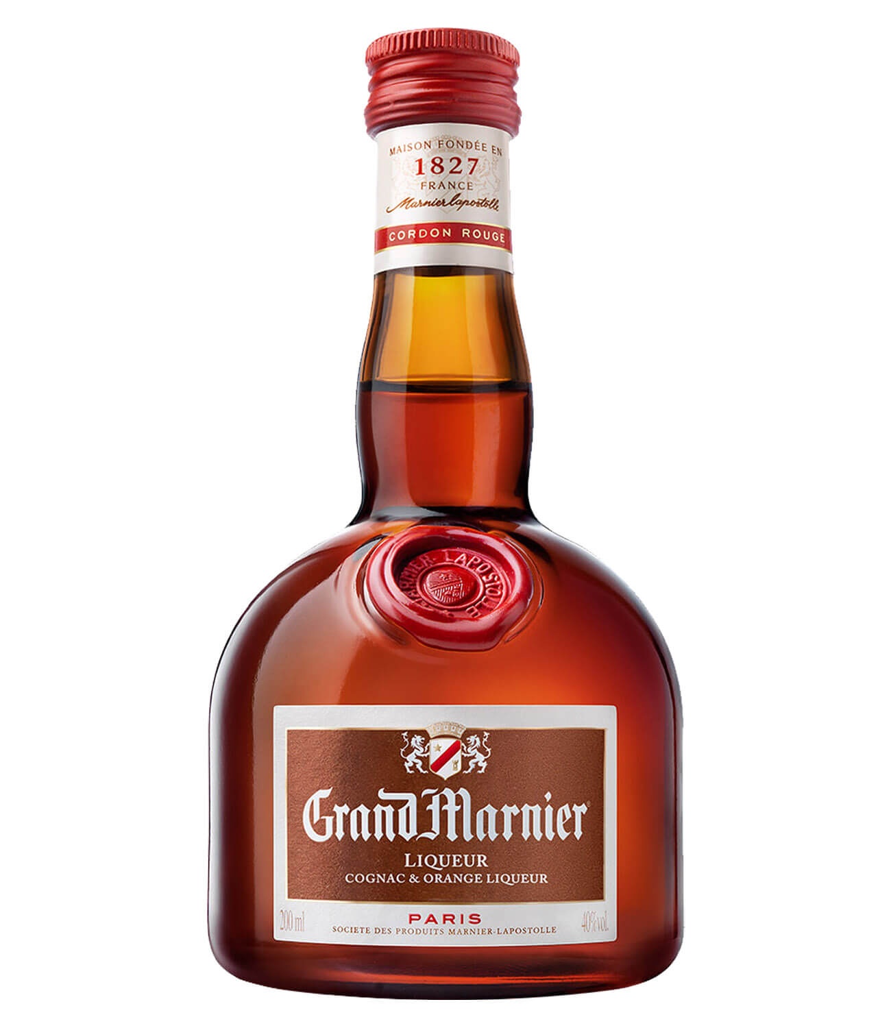 slide 1 of 1, Grand Marnier Cordon Rouge Cognac & Orange Liqueur, 200 ml