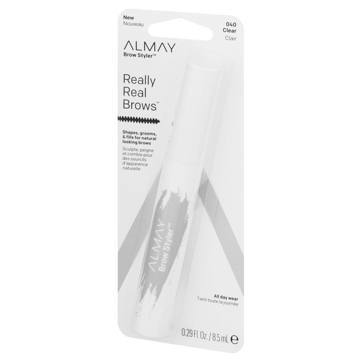 slide 9 of 9, Almay Eyebrow Styler, Clear, 0.29 fl oz