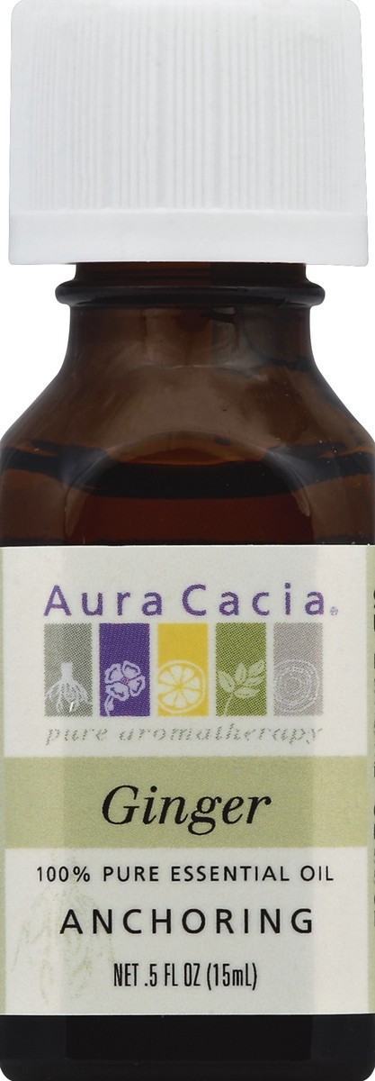 slide 2 of 3, Aura Cacia Essentials Oil Ginger, 0.5 oz