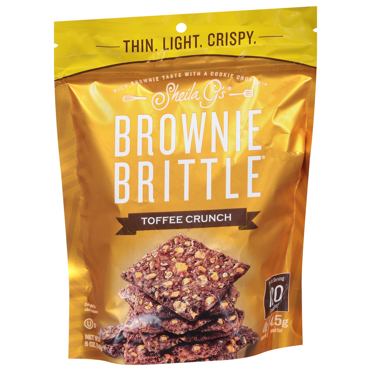 slide 3 of 9, Sheila G's Brownie Brittle, Toffee Crunch, 5 oz